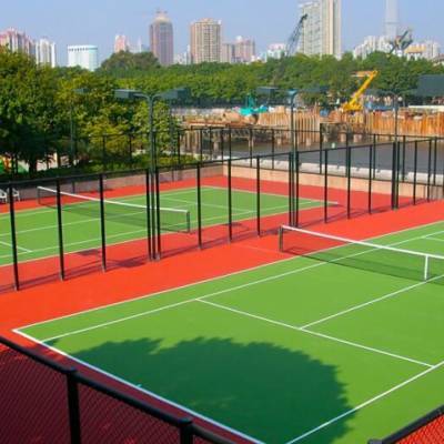 灯光球场围网设施-人造草坪铺设-球场场地施工-深圳市健宇体育-值得信赖