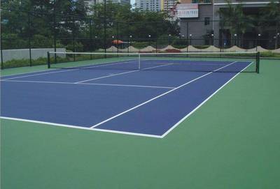 网球场地施工、网球场地工程、体育球场施工